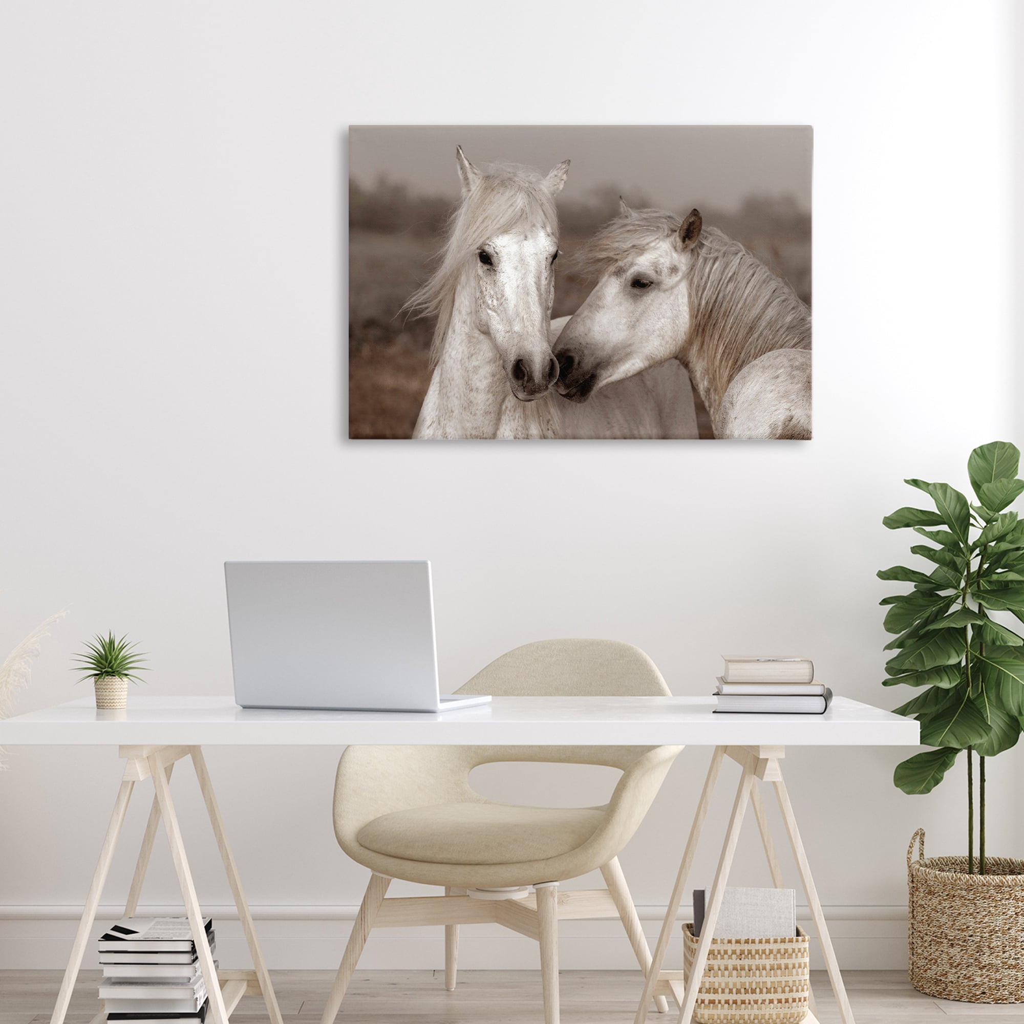 Stupell Industries Gentle Companionship Horses Canvas Wall Art, design by Danita Delimont