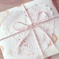 thumbnail image 2 of HEALEEP 300pcs Hollow-out Cupcake Paper Mat White Cake Board for Guests, 2 of 5