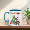 thumbnail image 3 of Merry Christmas and Happy New Year Santa British Shorthair Holiday Xmas Winter 2025 11oz Accent Two-tone Mug Cat Lover Kitten Owner Gifts Coffee Tea Cup - 00024, 3 of 5