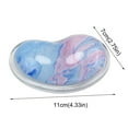 LYTiang Silicone Gel Wrist Rest Heart Shaped Translucence Ergonomic Pad