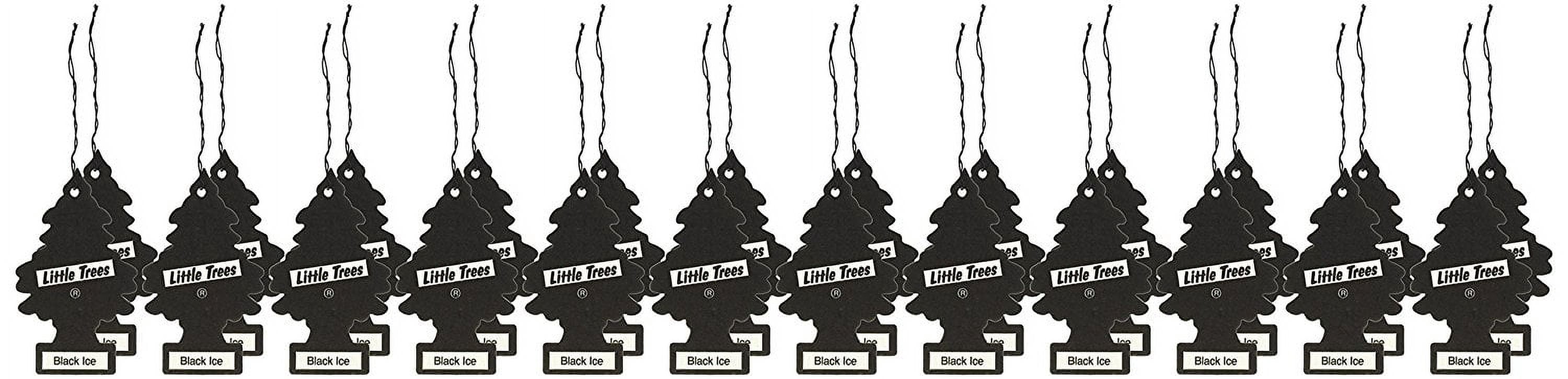 Car Air Fresheners Black Ice Scent (24 Pack), Pack of 24 Brand New Little Tree® Brand Air Fresheners By Little Trees