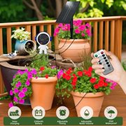 Solar Drip Irrigation System for Garden/Outdoor/Indoor, Automatic Drip Irrigation System Battery