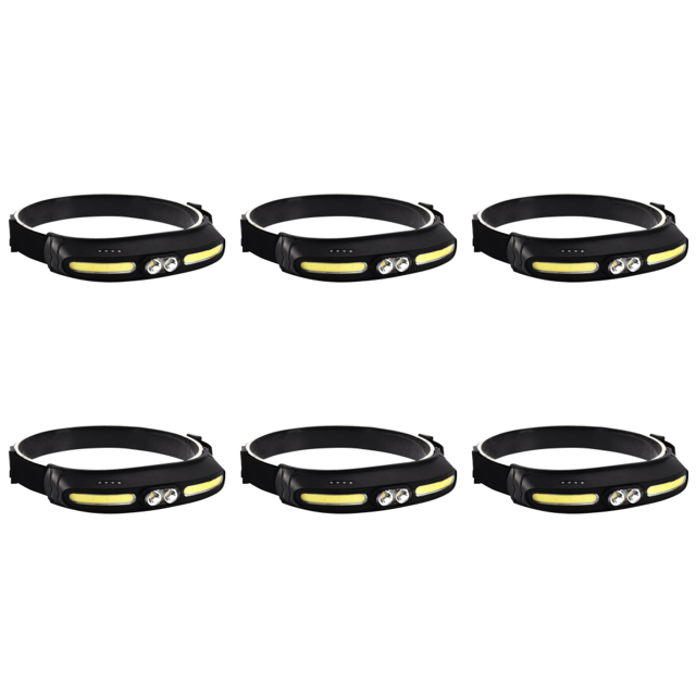 Linterna Frontal LED COB XPE Emergencia Portátil para Senderismo Búsqueda Y Conducción Nocturna