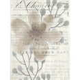 thumbnail image 3 of Kimberly, Allen 19x24 Black Modern Framed Museum Art Print Titled - Vintage Floral Panel b, 3 of 5