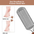 thumbnail image 4 of Professional Pedicure Rasp Foot File Cracked Skin Corns Callus Remover for Extra Smooth and Beauty Foot-Big hole smile pattern - brown, 4 of 5