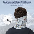 thumbnail image 4 of Neck Gaiter Face Cover Scarf, Swimming shark Soft Face Sun Mask Cover Scarf Headband Cooling Sweat Absorbing Bandanas Hiking Cycling Running, 4 of 7