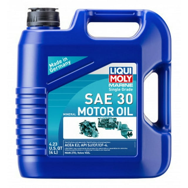 Liqui Moly Huile 22512 Marine de Qualité Simple; SAE 30; Pichet de 4 Litres; Simple
