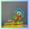 thumbnail image 3 of Shinelab Pirate Parrot Neon Sign, Parrot Bird Wall Art Light, Parrot Animal Home Wall Decor 01593, 3 of 4