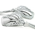 thumbnail image 4 of Krator Custom Chrome Motorcycle Skeleton Bone Mirrors Compatible with Honda Valkyrie Rune 1500 1800, 4 of 4