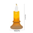 thumbnail image 3 of Flameless Led Candle with Flickering Flame, Beige Plastic Tabletop Decoration, for Halloween Thanksgiving Christmas Centerpiece, Lazyguy, 3 of 3
