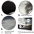 thumbnail image 3 of Designart "Black And White Solitude Tree" Desert Wall Art Prints, 3 of 7