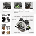 thumbnail image 3 of Sierra circular con cable GALAX PRO de 7,25" y 11 A, 6000 RPM, 3 of 9