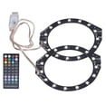 thumbnail image 3 of Anillo de luz LED RGB Bluetooth Sync Music 400 efectos 8 colores cinta de luces LED con control de aplicación para consola PS5, 3 of 9
