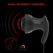 FitRx Handheld Shiatsu Neck and Back Massager with Multiple Speeds and Attachments