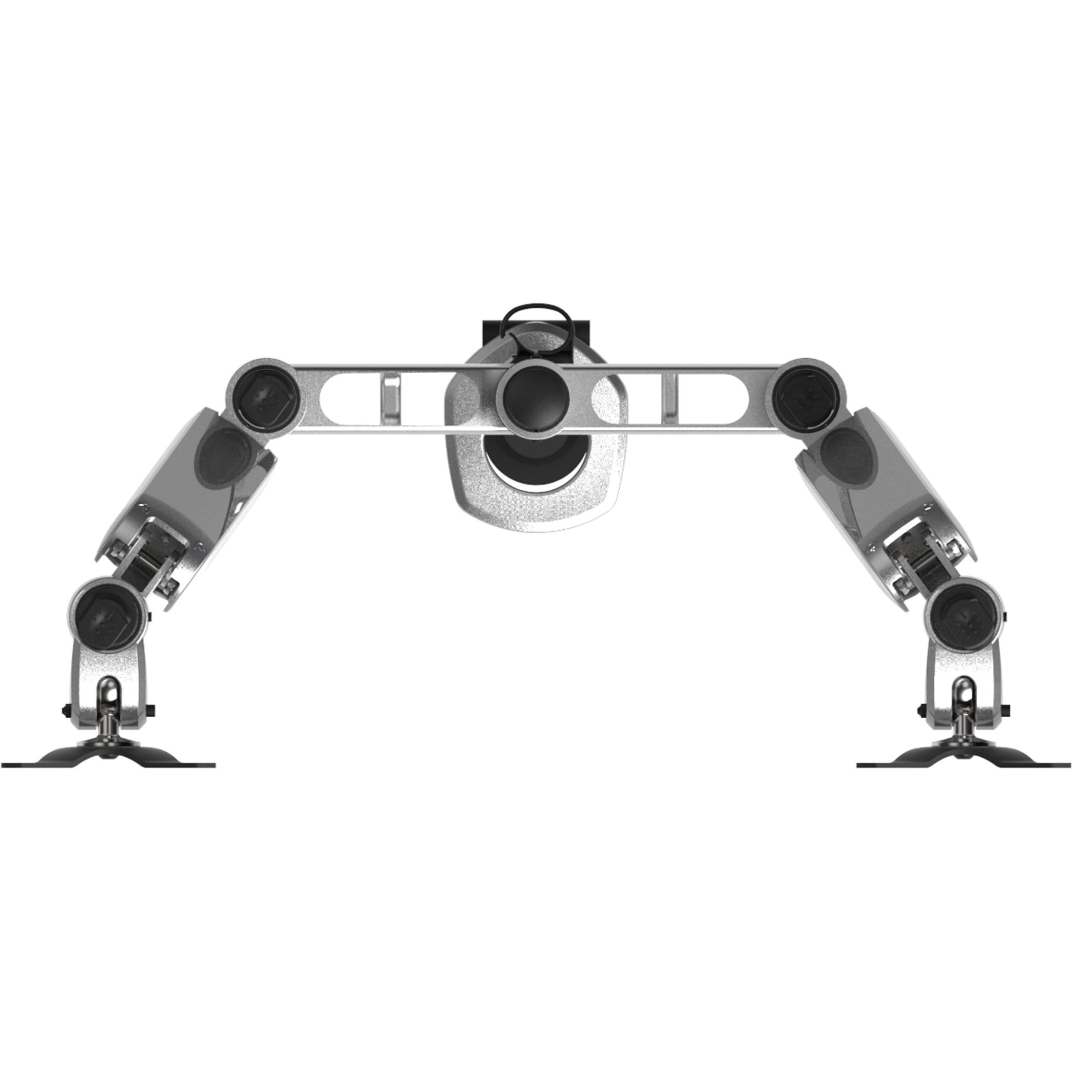 Kantek Dual Computer Monitor Stand with Securing Desk Clamp and Grommet Mount, Two 30” Screen