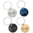 thumbnail image 2 of 4Pcs Round-shaped Pet Name Tags Stainless Steel Pet Collars Cat Tags Puppy Tags, 2 of 8