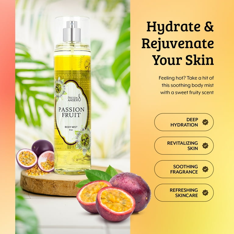 Freida and Joe Passion Fruit Fine Fragrance Mist – 8oz Perfume