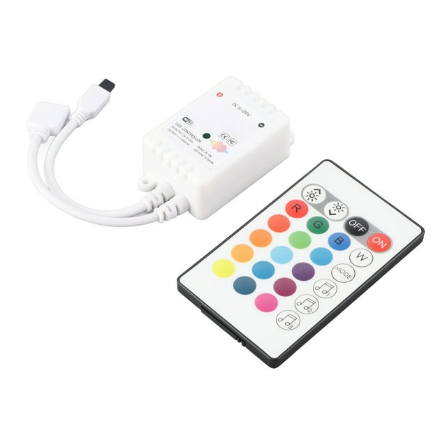 Led LED Strip Light Controller IR 24 Key Wifi DC5V-24V Smart Voice Control for Tuya Family KTV