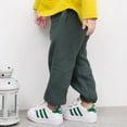 thumbnail image 3 of Uccdo Toddler Girl Boy Cotton Long Harem Pants Kids Casual Solid Bottoms Trousers 1-5T, 3 of 6