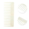thumbnail image 3 of Unique Bargains 1 Pc Sixteen Tooth Rectangular Hair Comb for All Hair Types White, 3 of 6