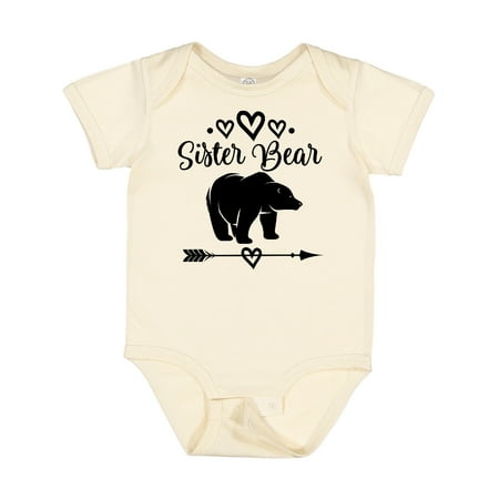 

Inktastic Sister Bear Native Arrow Gift Baby Girl Bodysuit