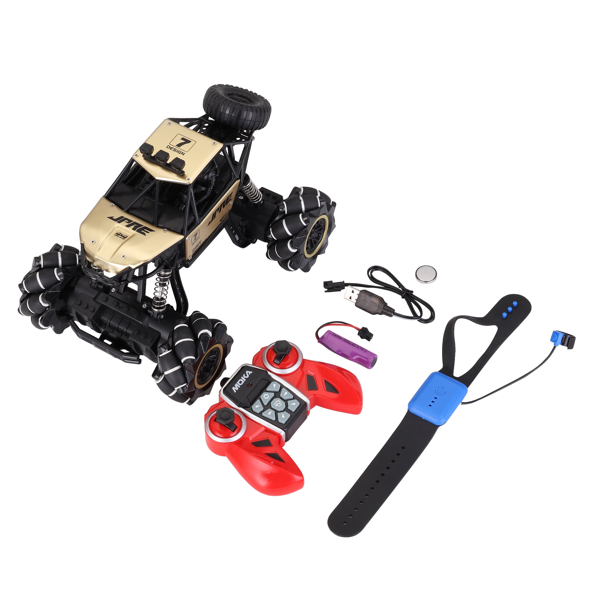 Carro de controle remoto RC Cars para adultos Crianças, 1 18 RC Car RC Truck,  4WD High Speed 40 KM H Off Road Monster  - Dular