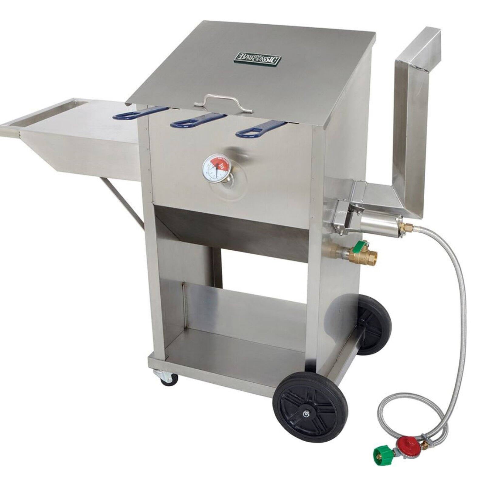 Bayou Classic Outdoor 9 gal. Bayou Fryer with Cart