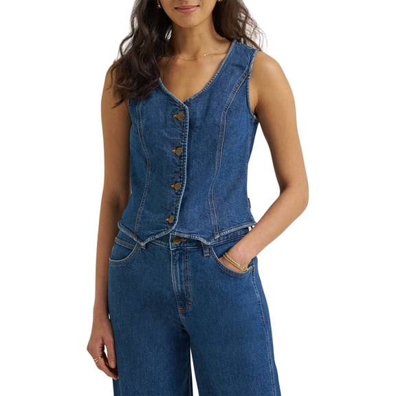 Lee® Women's and Plus Fit Denim Vest
