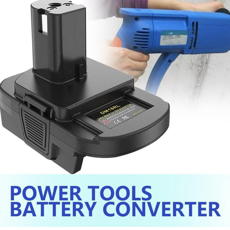 New Battery Adapter Portable for Milwaukee Converter to RYOBI 18V Cordless Plug Tools Walmart