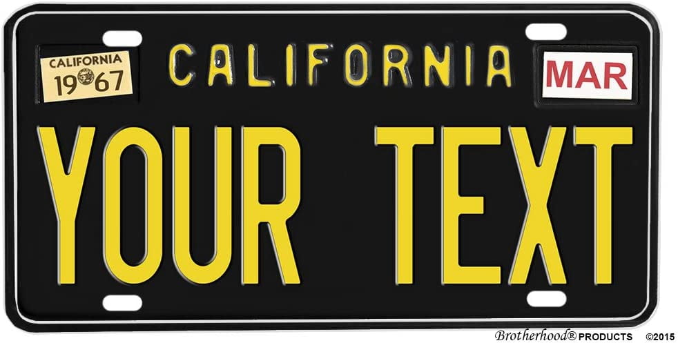 U.S Highway Route 66 Diamond Deck 6"x12" Aluminum License metal Plate Sign 