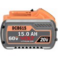 thumbnail image 3 of Batería de repuesto para Dewalt DCB606 de larga duración, 60 V, 1500 mAh, 3 of 8