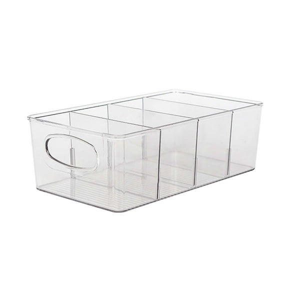 TIELUTT Storage Boxes and Storage Rectangle Food Storage Containers with Lids Pantry Organization and Storage Kitchen Scraps Container Small Glass Containers Pantry Organization and Storage Container