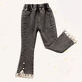 thumbnail image 4 of KVPLBQFD Distressed Jeans Low Waisted Jeans Cold Weather Running Pants Going Out Pants Clothes for Tweens 14-16 Girls Clothes Girls Size 14-16, 10-11 Years, 4 of 4
