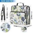 thumbnail image 2 of FORMRS Zipper Binder with Shoulder Strap 2-inch Ring 500 Sheet Capacity File Bag, Light Floral Pattern, 2 of 5