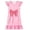 Pink, variant on Gunia Toddler Girls Nightgown Princess Pajamas Playful Nightdress Cute Bow Print Flutter Sleeves Cozy Cute Night Gowns Pjs Loungewear Light Yellow 3-4 Years