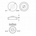 thumbnail image 2 of Deltana Scd100 1" Diameter Solid Brass Round Dimpled Screw Covers - Brass, 2 of 2