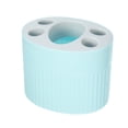 thumbnail image 1 of Soportes para cepillos de dientes, soportes para cepillos de dientes de baño, organizadores de almacenamiento de cepillos de dientes para almacenamiento en el baño, azul 4.69x3.62x3.73, 1 of 7