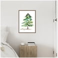 thumbnail image 2 of Kate and Laurel Winter Spruce Framed Canvas Wall Art  by Xizhou Xie 18 x 24 Sylvie Beaded Dark Gold, Modern Contemporary, Nature, Abstract Art for Wall Decor, Living Room Bedroom, 2 of 8