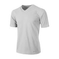 thumbnail image 2 of Ma Croix Mens Active Solid V-Neck T-Shirts Heavy Blend Cotton Short Sleeve, Up to 5XL, 2 of 4