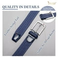 thumbnail image 3 of JASGOOD Elastic Braided Belts for Men Stretch Woven Belts for Work Casual, 3 of 7