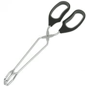 Chef Craft Straight Working End Tongs, 12 inch, Black