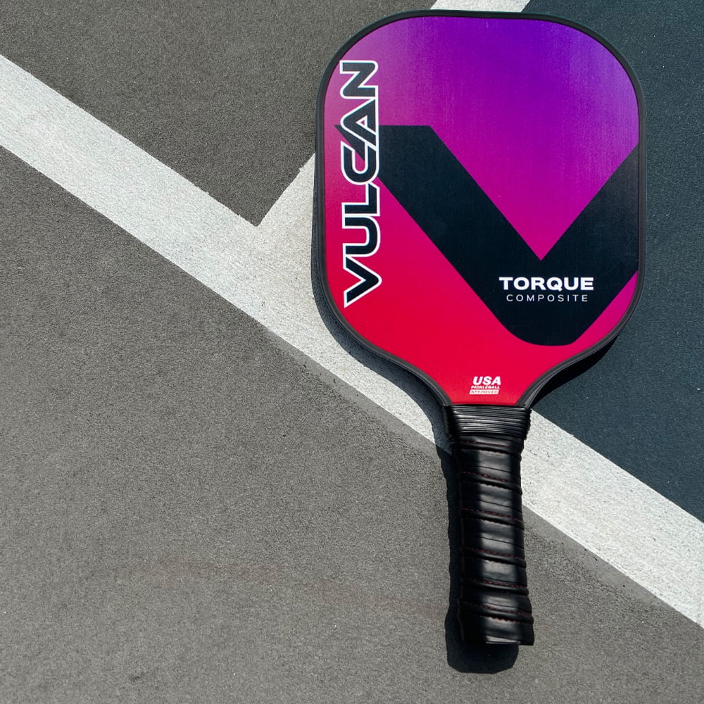 Vulcan Torque Composite Pickleball Paddle (Red/Blue)