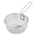 thumbnail image 1 of jifeng Deep Fry Basket Stainless Steel Kitchen Mesh Strainer for Cooking Restaurant Diameter 17.8cm, 1 of 9