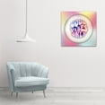 thumbnail image 4 of 5D Multi-Dimensional Wall Art - Custom Made Good Vibes Wall Art Print on Strong Polycarbonate Panel with Vibrant Colors - Immersive, Interactive, Lenticular Artwork by Matashi (12x12 Inches), 4 of 5