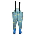 thumbnail image 4 of TOOYOU Baby Girls Romper&Jumpsuit Kids Cartoon Chest Waders Youth Fishing Waders For Toddler Children Water Proof Hunt Fishing Waders With Boots Playwear Clothing For Children Green Size 8-9 Years, 4 of 8
