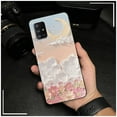 thumbnail image 4 of LYM-Phone Case For Samsung Galaxy A71 5G/A Quantum, Cartoon TPU Soft case Dirt-resistant Shockproof Oil Painting Graffiti Phone Pouch Durable flower Back Cover Fashion Design Silicone, 4 of 9