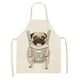 thumbnail image 1 of Delantal de cocina sin mangas de lino y algodón estampado DOG PUG Wmkox8yii FHAKJF1332, 1 of 1
