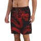 thumbnail image 2 of Balery Red Dragon On Black Traje de Baño Estilo Hawaiano para Hombre, Shorts de Secado Rápido con Bolsillos-Small, 2 of 6