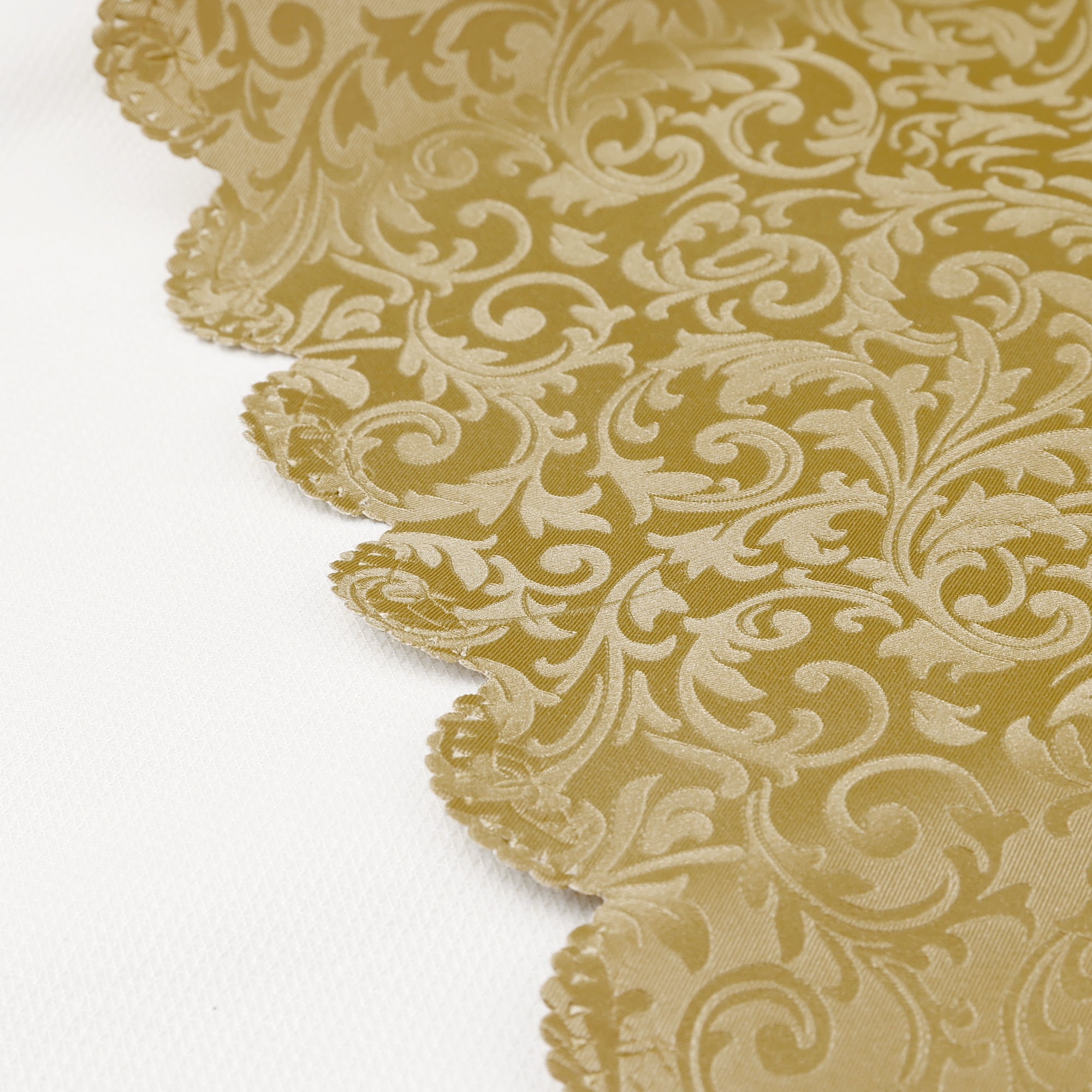 Unique Bargains Waterproof Vinyl Tablecloth, Wrinkle-Resistant Washable Table Cover Gold 47x47inch