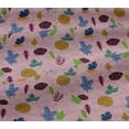 thumbnail image 4 of oneOone Cotton Jersey Pink Fabric Leaves Artistic Sewing Fabric By The Yard Printed Diy Clothing Sewing Supplies 58 Inch Wide, 4 of 4